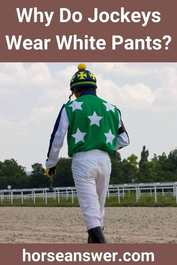 Why Do Jockeys Wear White Pants?